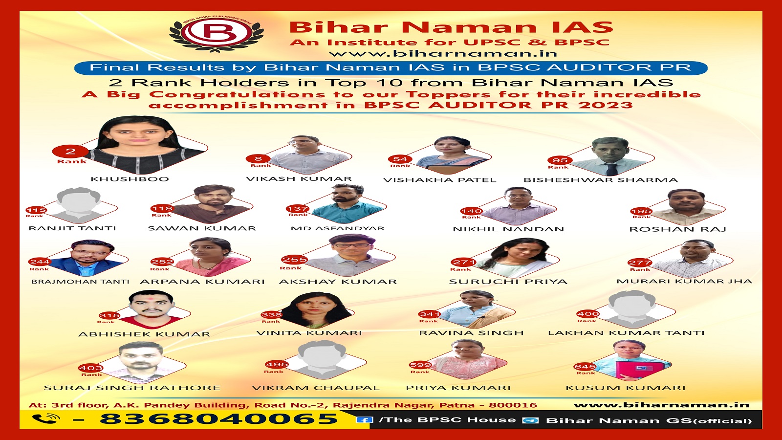 Bihar Naman GS (IAS), Patna, Bihar Hero Slider - 2