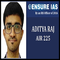 Ensure IAS Academy Delhi Topper Student 2 Photo