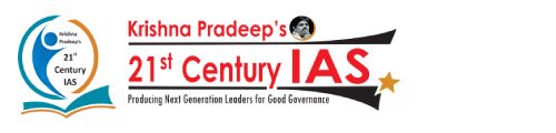 Krishna Pradeep 21st Century IAS Study Centre Hyderabad Logo