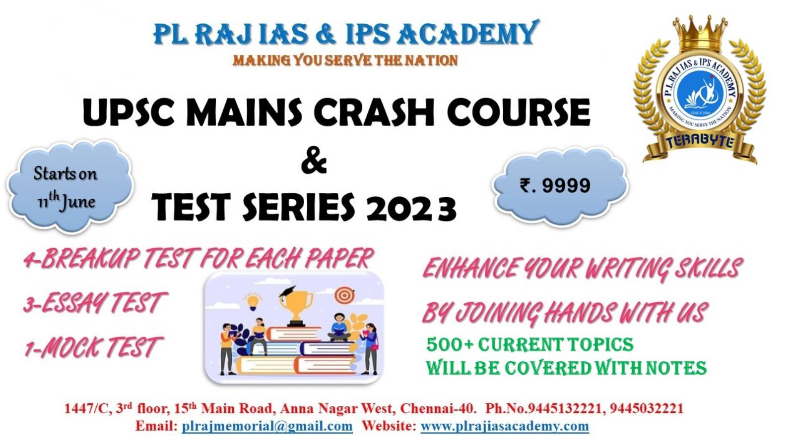 PL RAJ IAS & IPS Academy Chennai Hero Slider - 2