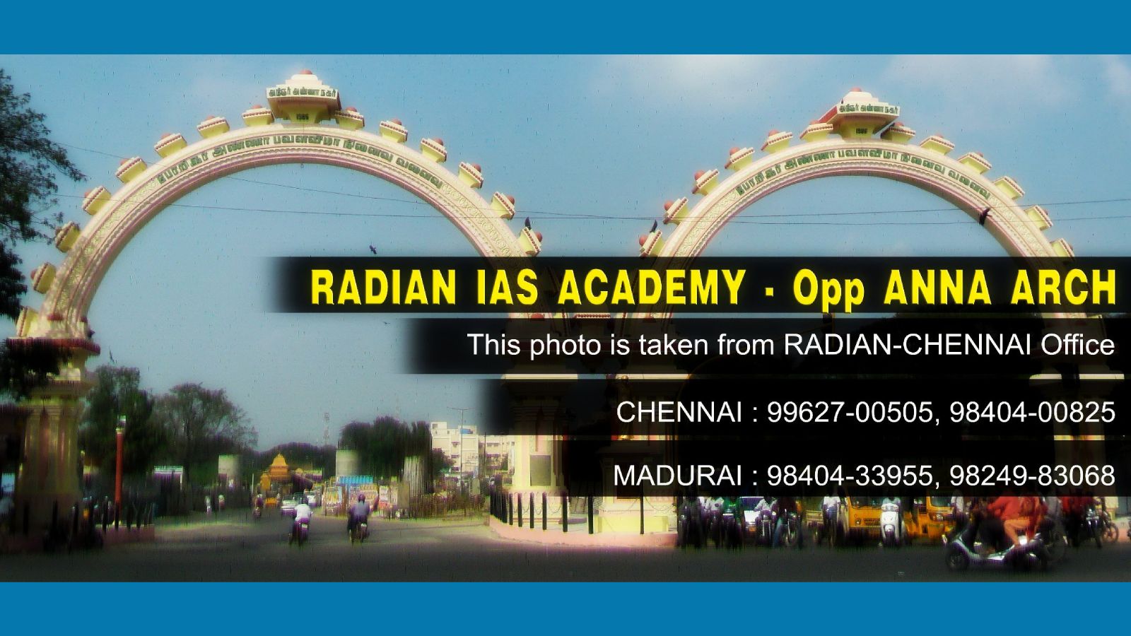 Radian IAS Academy Chennai Hero Slider - 2