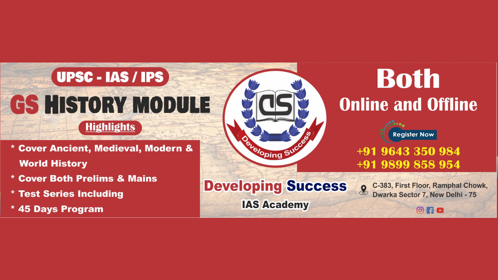 Developing Success IAS Institute Delhi Hero Slider - 2